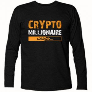 Koszulka z długim rękawem Crypto Millionaire ładuje zabawny projekt Bitcoin