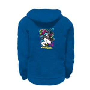 Bluza na zamek dziecięca Cyberpunkowa sztuka Rebekki