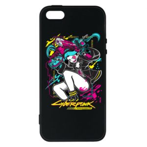 Etui na iPhone 5/5S/SE Cyberpunkowa sztuka Rebekki