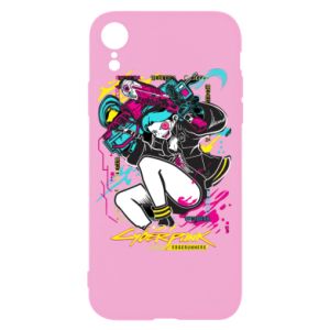 Etui na iPhone XR Cyberpunkowa sztuka Rebekki