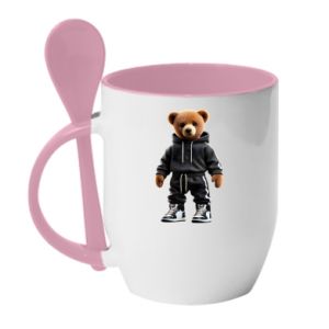 Kubki z ceramicznymi łyżkami