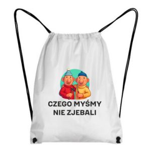 Plecak-worek Czego myśmy nie zjebali