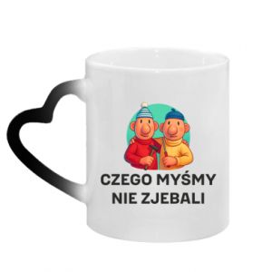 Kubek magiczny z uchwytem w kształcie serca Czego myśmy nie zjebali