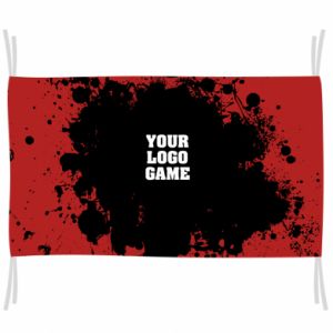 flag Czerwona kropelka i Twoje gra logo