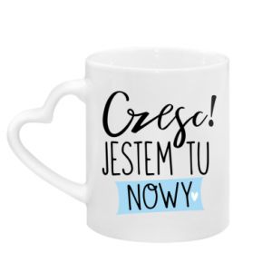 Kubki z uchwytem w kształcie serca