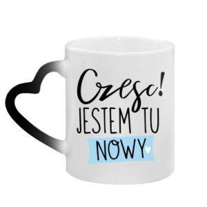 Kubki magiczne z uchwytem w kształcie serca