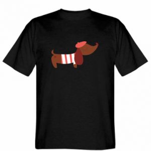 Koszulka męska Promo z psami Dachshund french