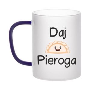 Kubek szroniony dwukolorowy Daj Pieroga