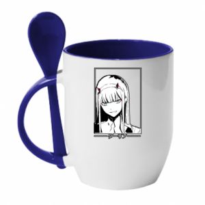 Kubki z ceramicznymi łyżkami