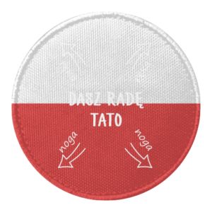 Naszywka okrągła Dasz rade tato