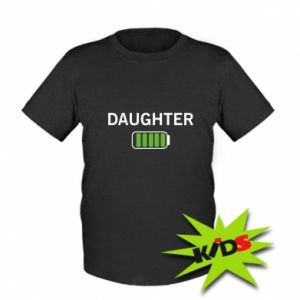 Koszulka dziecięca dla córki Daughter charge