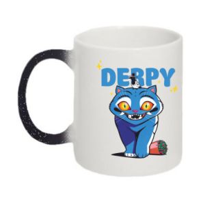 Kubek-zmieniający kolor brokatowy Derpy