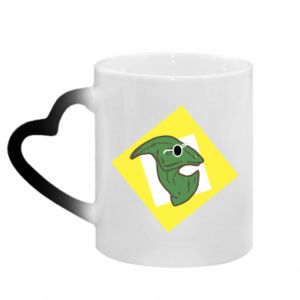 Kubki magiczne z uchwytem w kształcie serca
