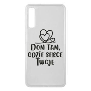 Etui na Samsung A7 2018 Dom tam, gdzie serce twoje
