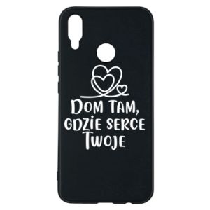 Etui na Huawei P Smart Plus Dom tam, gdzie serce twoje