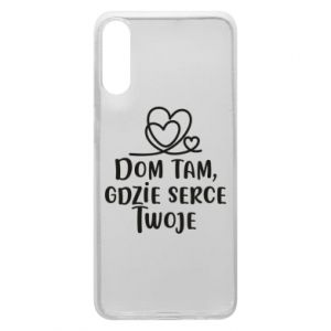 Etui na Samsung A70 Dom tam, gdzie serce twoje