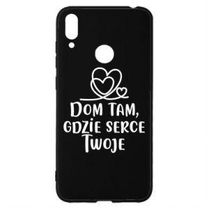 Etui na Huawei Y7 2019 Dom tam, gdzie serce twoje
