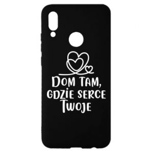 Etui na Huawei P Smart 2019 Dom tam, gdzie serce twoje