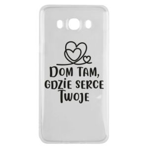 Etui na Samsung J7 2016 Dom tam, gdzie serce twoje