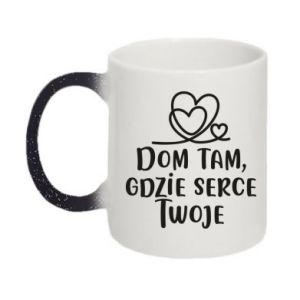 Kubki zmieniające kolor brokatowe