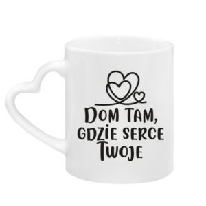 Kubki z uchwytem w kształcie serca