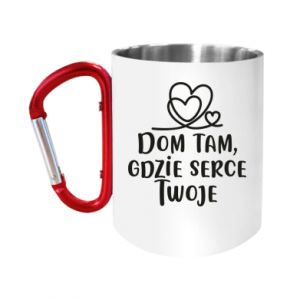 Kubki metalowe z uszkiem karabińczykiem