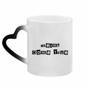 Kubki magiczne z uchwytem w kształcie serca