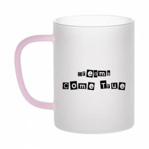 Kubki szronione dwukolorowe