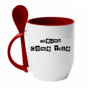 Kubki z ceramicznymi łyżkami
