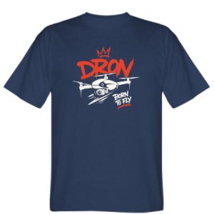 Koszulka męska Dron i korona
