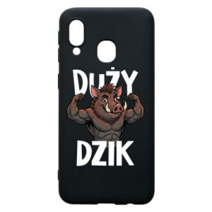 Etui na Samsung A40 Duży dzik