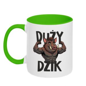 Kubek dwukolorowy Duży dzik