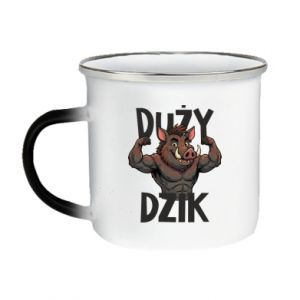 Kubek magiczny emaliowany Duży dzik