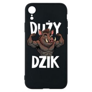 Etui na iPhone XR Duży dzik