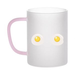 Kubki szronione dwukolorowe