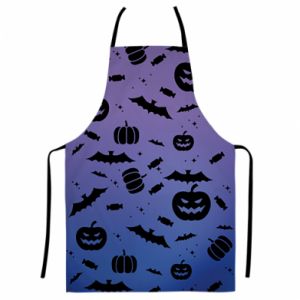 Fartuch Fullprint na Halloween Dynia wzór Halloween