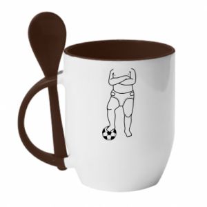 Kubki z ceramicznymi łyżkami