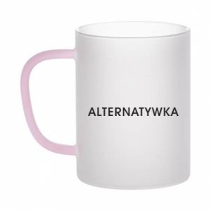 Kubki szronione dwukolorowe