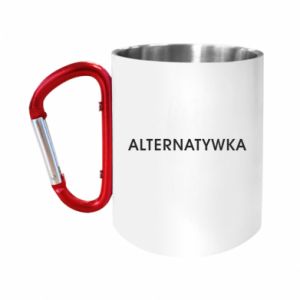 Kubki metalowe z uszkiem karabińczykiem