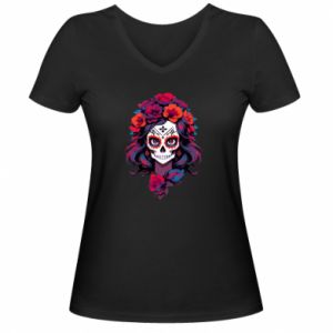 Koszulki V-neck damskie