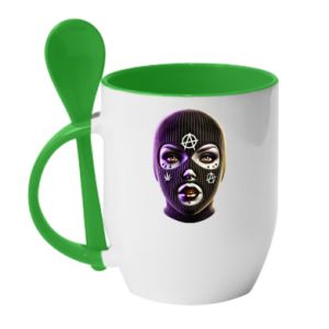 Kubki z ceramicznymi łyżkami