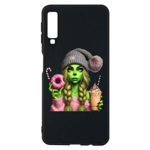 Etui na Samsung A7 2018 Dziewczyna w stylu Grinch