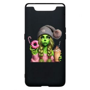 Etui na Samsung A80 Dziewczyna w stylu Grinch