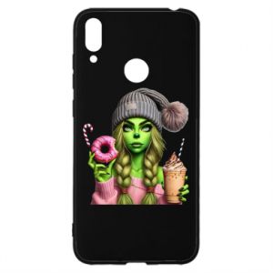 Etui na Huawei Y7 2019 Dziewczyna w stylu Grinch