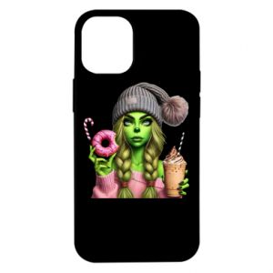 Etui na iPhone 12 Mini Dziewczyna w stylu Grinch