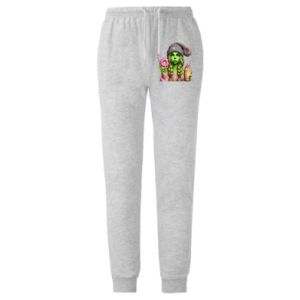 Spodnie lekkie męskie Dziewczyna w stylu Grinch