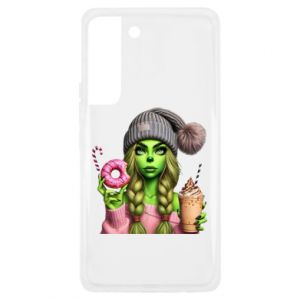 Etui na Samsung S22 Plus Dziewczyna w stylu Grinch