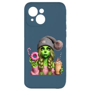 Etui na iPhone 15 Dziewczyna w stylu Grinch