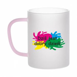Kubki szronione dwukolorowe