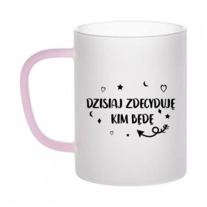 Kubki szronione dwukolorowe
